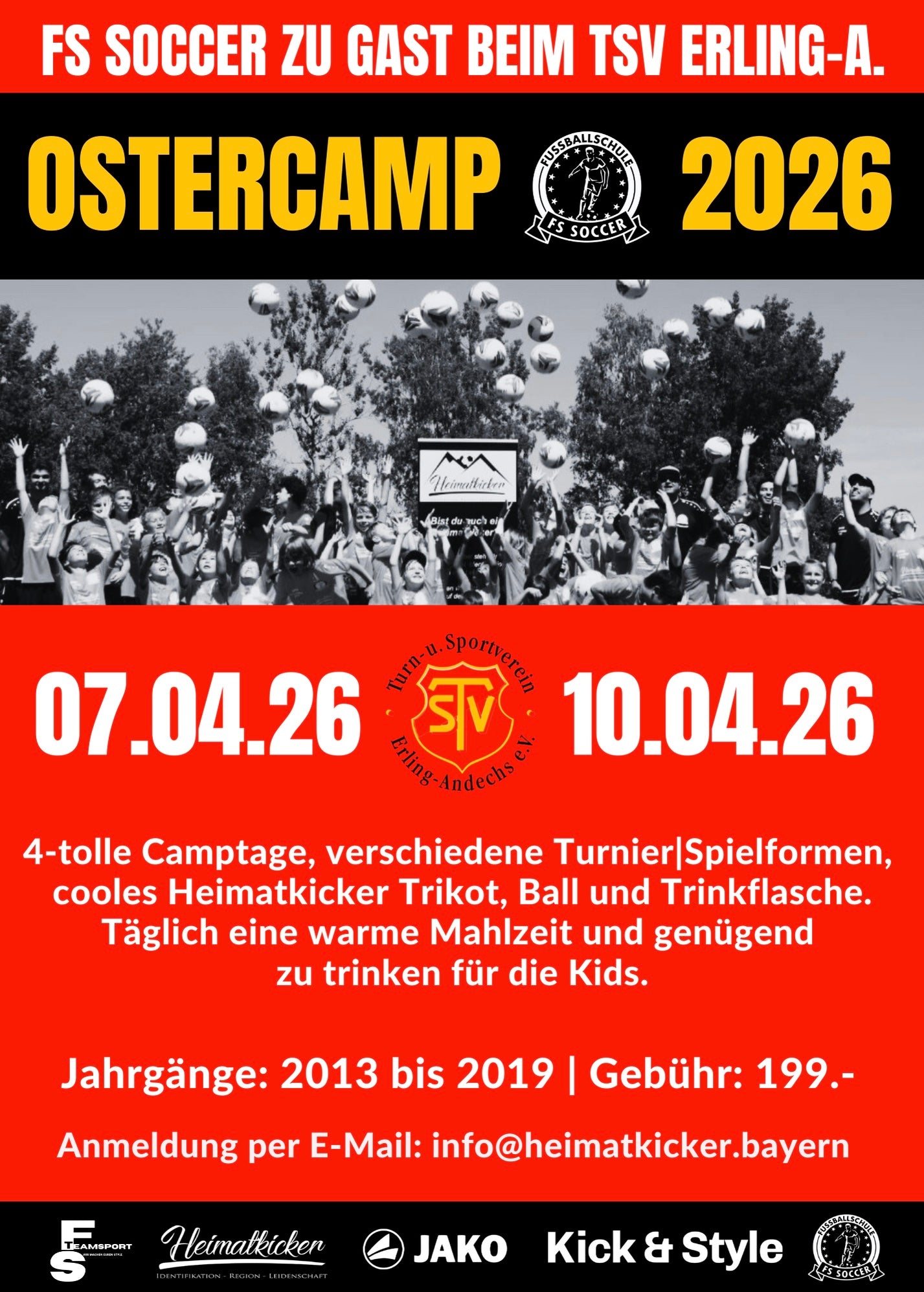 Fussballcamps beim TSV Erling-Andechs