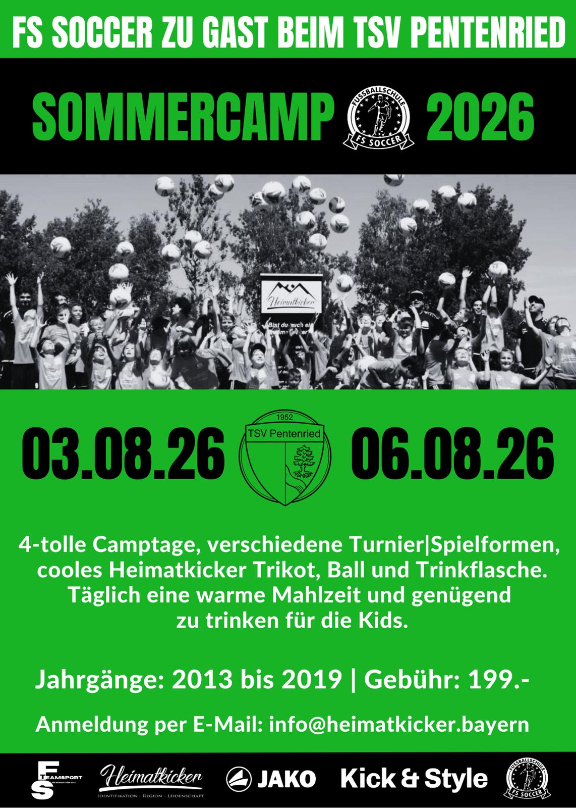 Fussballcamps beim TSV Pentenried