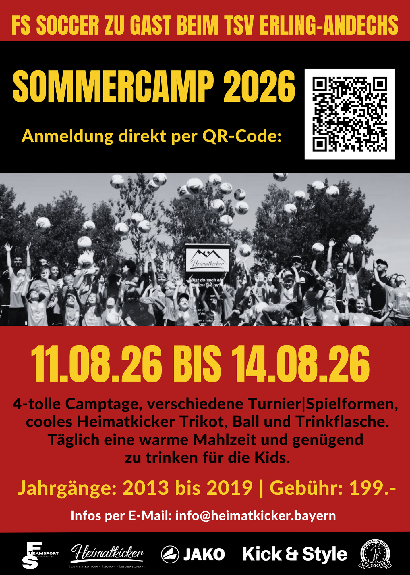 Fussballcamps beim TSV Erling-Andechs